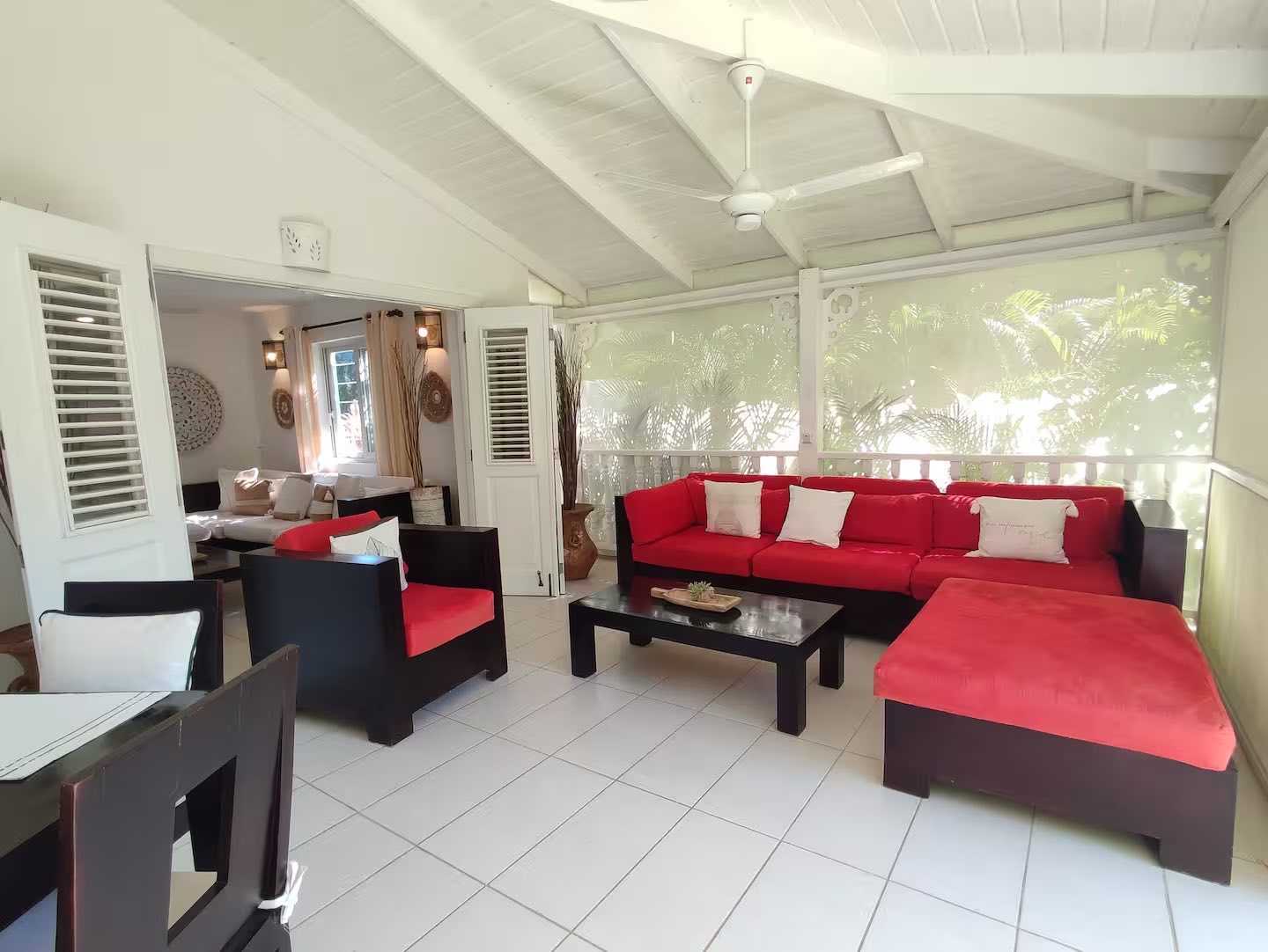 Casa Martin, the lounge on the covered terrace
