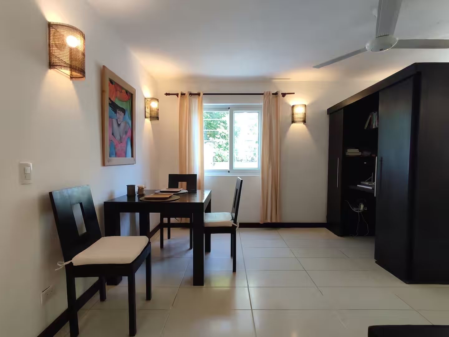 Casa Martin, the dining corner in the living room